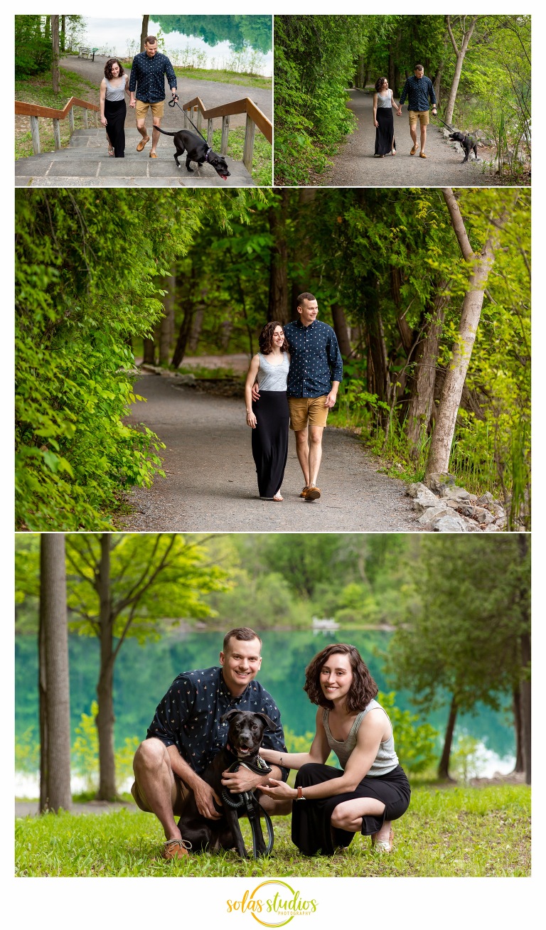 Green Lakes State Park Engagement Session Portraits Photography 1